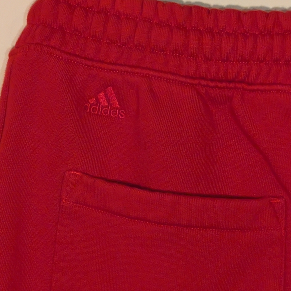 adidas x Ivy Park French Terry Unisex Sweatpants - Intense Red - Picture 7 of 7